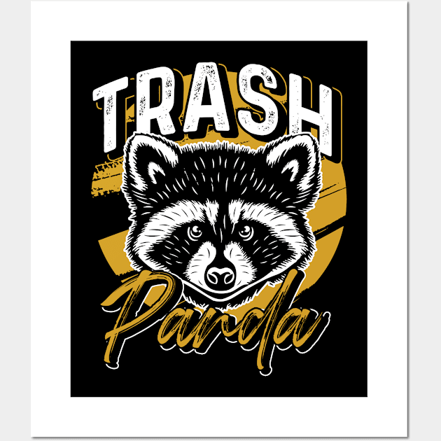 trashpanda raccoon Wall Art by ShirtsShirtsndmoreShirts